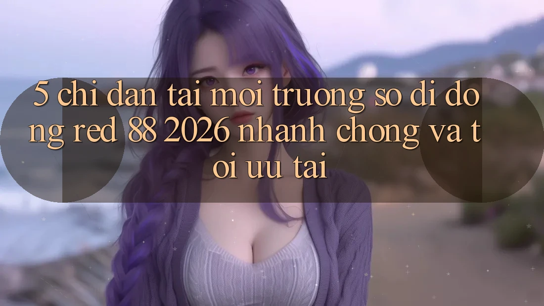 5. Chỉ dẫn Tải Môi trường số di động red 88 2026 Nhanh Chóng Và Tối Ưu Tải