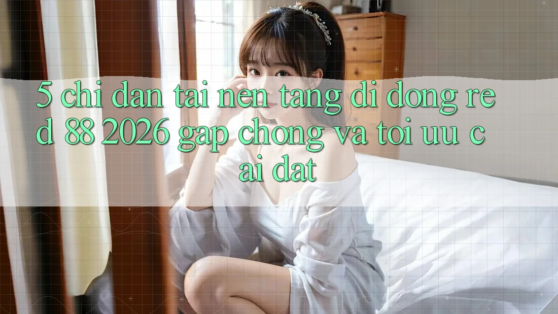 5. Chỉ dẫn Tải Nền tảng di động red 88 2026 Gấp Chóng Và Tối Ưu Cài Đặt