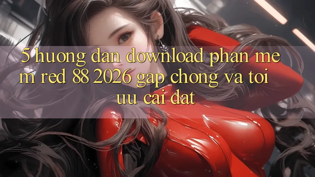 5. Hướng Dẫn Download Phần mềm red 88 2026 Gấp Chóng Và Tối Ưu Cài Đặt