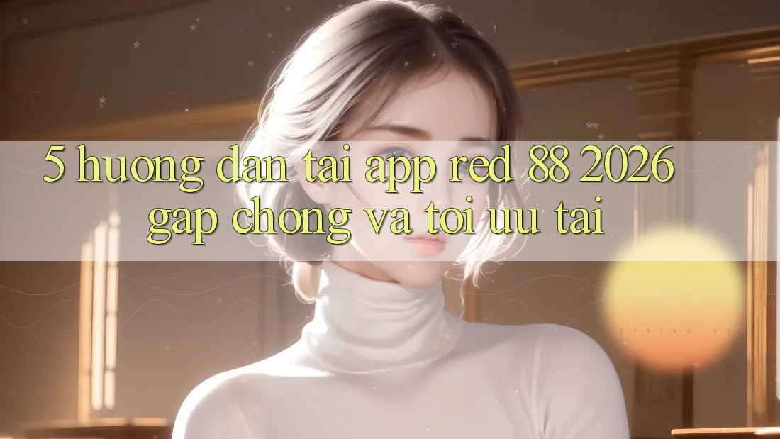 5. Hướng Dẫn Tải App red 88 2026 Gấp Chóng Và Tối Ưu Tải