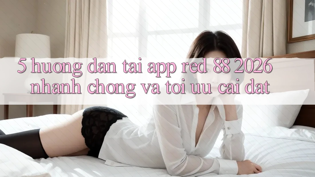 5. Hướng dẫn Tải App red 88 2026 Nhanh Chóng Và Tối Ưu Cài Đặt