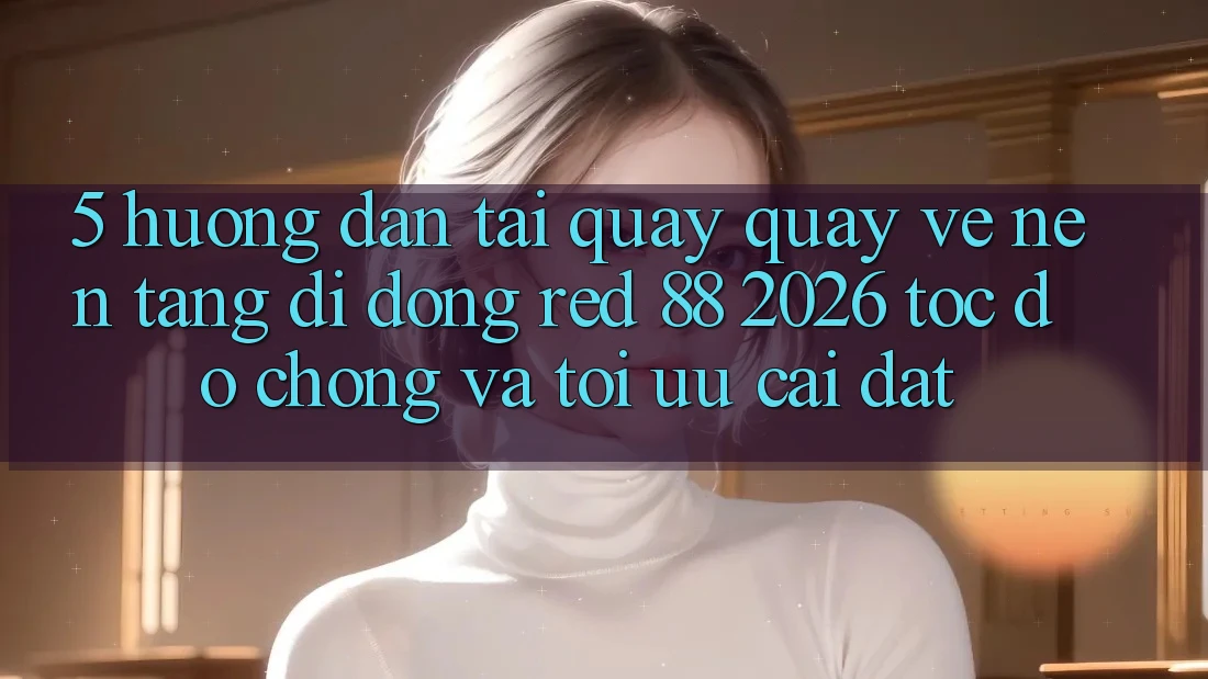 5. Hướng Dẫn Tải quay quay về Nền tảng di động red 88 2026 Tốc độ Chóng Và Tối Ưu Cài Đặt