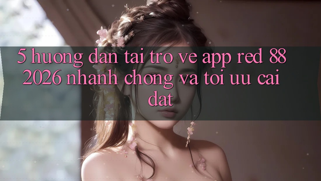 5. Hướng Dẫn Tải trở về App red 88 2026 Nhanh Chóng Và Tối Ưu Cài Đặt