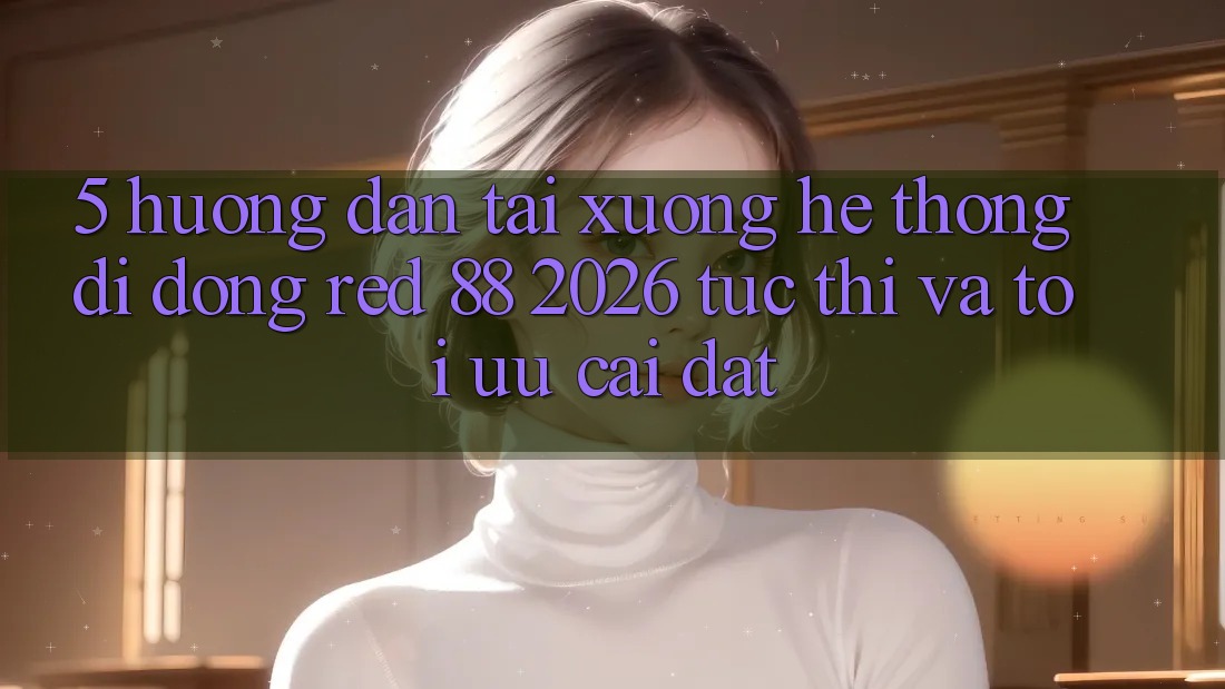 5. Hướng Dẫn Tải xuống Hệ thống di động red 88 2026 Tức thì Và Tối Ưu Cài Đặt