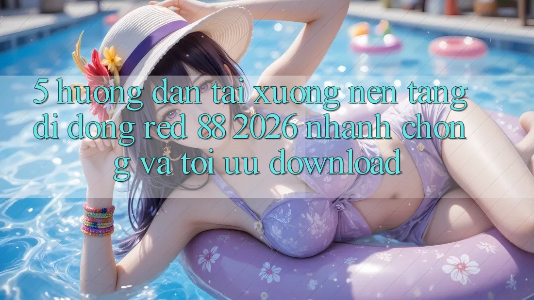 5. Hướng Dẫn Tải xuống Nền tảng di động red 88 2026 Nhanh Chóng Và Tối Ưu Download