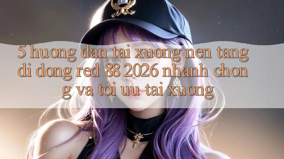 5. Hướng Dẫn Tải xuống Nền tảng di động red 88 2026 Nhanh Chóng Và Tối Ưu Tải xuống