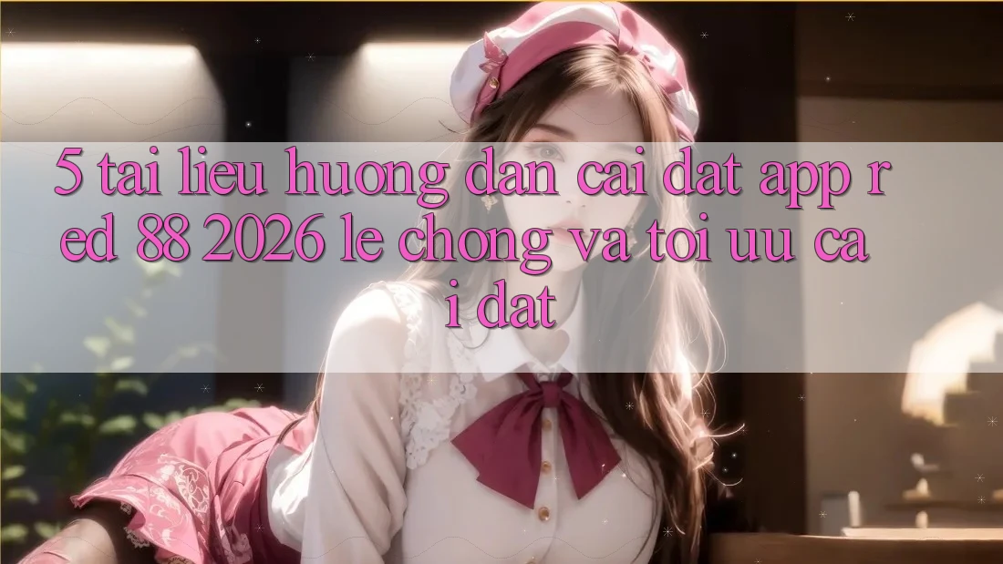 5. Tài liệu hướng dẫn Cài đặt App red 88 2026 Lẹ Chóng Và Tối Ưu Cài Đặt