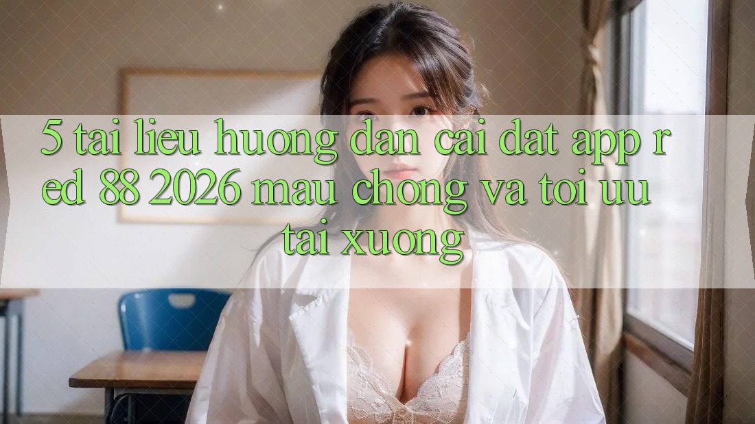 5. Tài liệu hướng dẫn Cài đặt App red 88 2026 Mau Chóng Và Tối Ưu Tải xuống