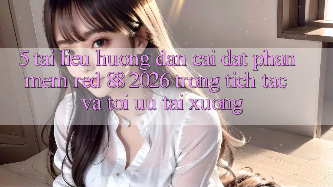 5. Tài liệu hướng dẫn Cài đặt Phần mềm red 88 2026 Trong tích tắc Và Tối Ưu Tải xuống