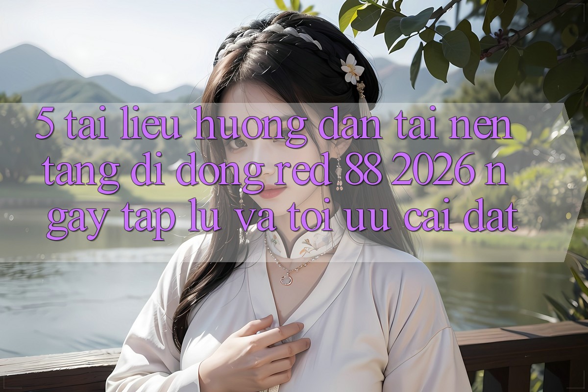5. Tài liệu hướng dẫn Tải Nền tảng di động red 88 2026 Ngay tắp lự Và Tối Ưu Cài Đặt