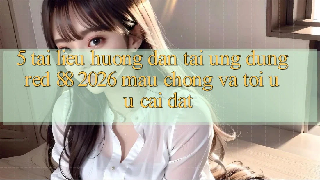 5. Tài liệu hướng dẫn Tải Ứng dụng red 88 2026 Mau Chóng Và Tối Ưu Cài Đặt