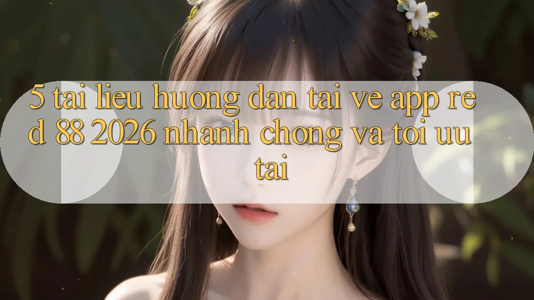 5. Tài liệu hướng dẫn Tải về App red 88 2026 Nhanh Chóng Và Tối Ưu Tải