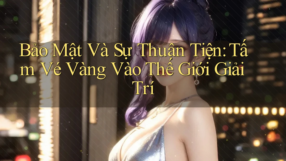 Bảo Mật Và Sự Thuận Tiện: Tấm Vé Vàng Vào Thế Giới Giải Trí