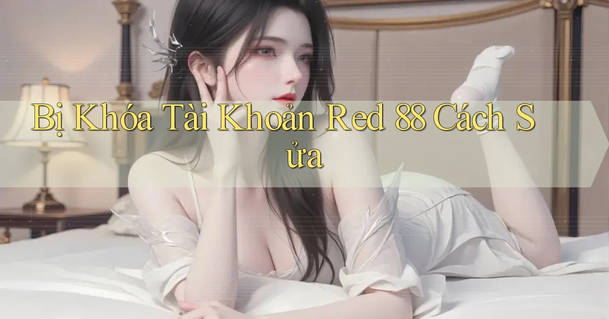 bị khóa tài khoản red 88 cách sửa