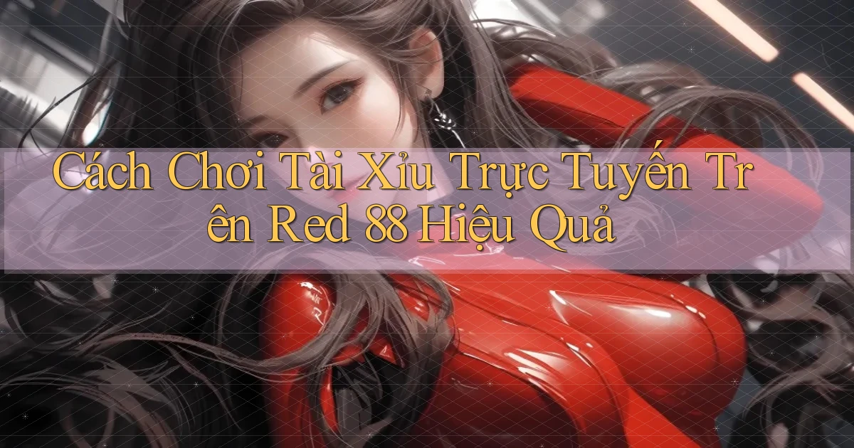 cách chơi tài xỉu trực tuyến trên red 88 hiệu quả