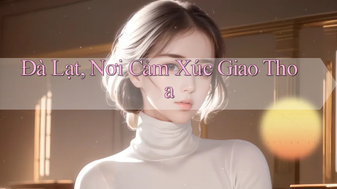 Đà Lạt, Nơi Cảm Xúc Giao Thoa