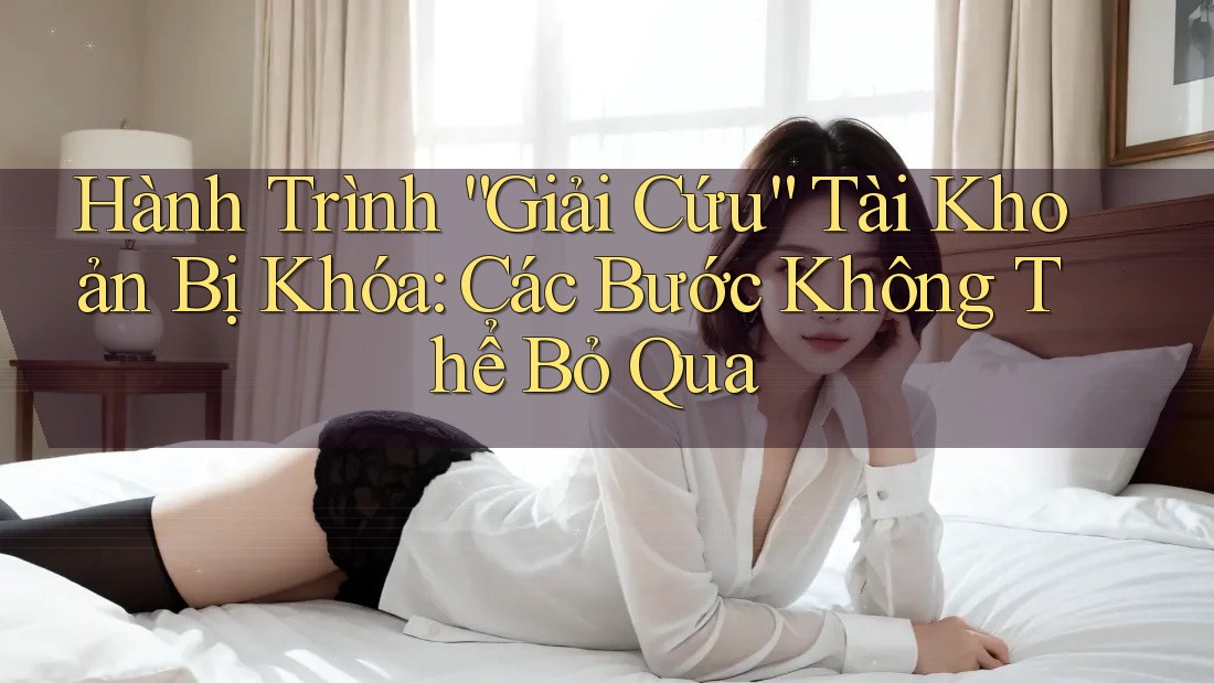Hành Trình “Giải Cứu” Tài Khoản Bị Khóa: Các Bước Không Thể Bỏ Qua