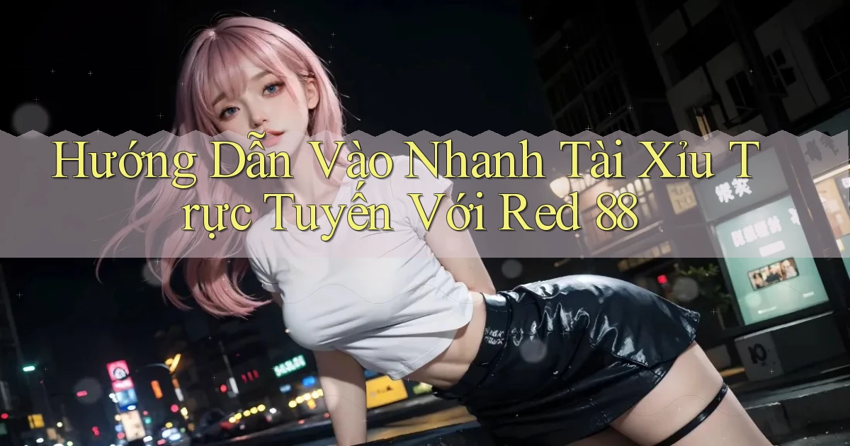 hướng dẫn vào nhanh tài xỉu trực tuyến với red 88
