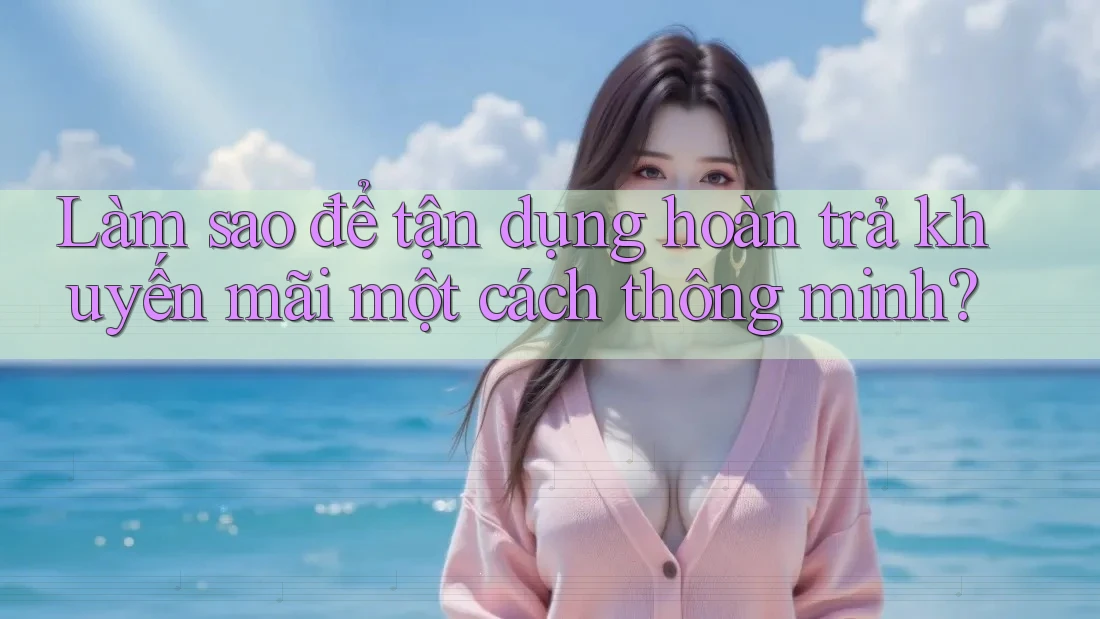 Làm sao để tận dụng hoàn trả khuyến mãi một cách thông minh?