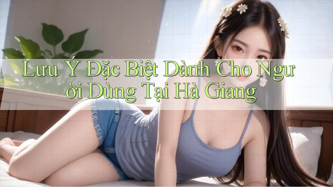Lưu Ý Đặc Biệt Dành Cho Người Dùng Tại Hà Giang