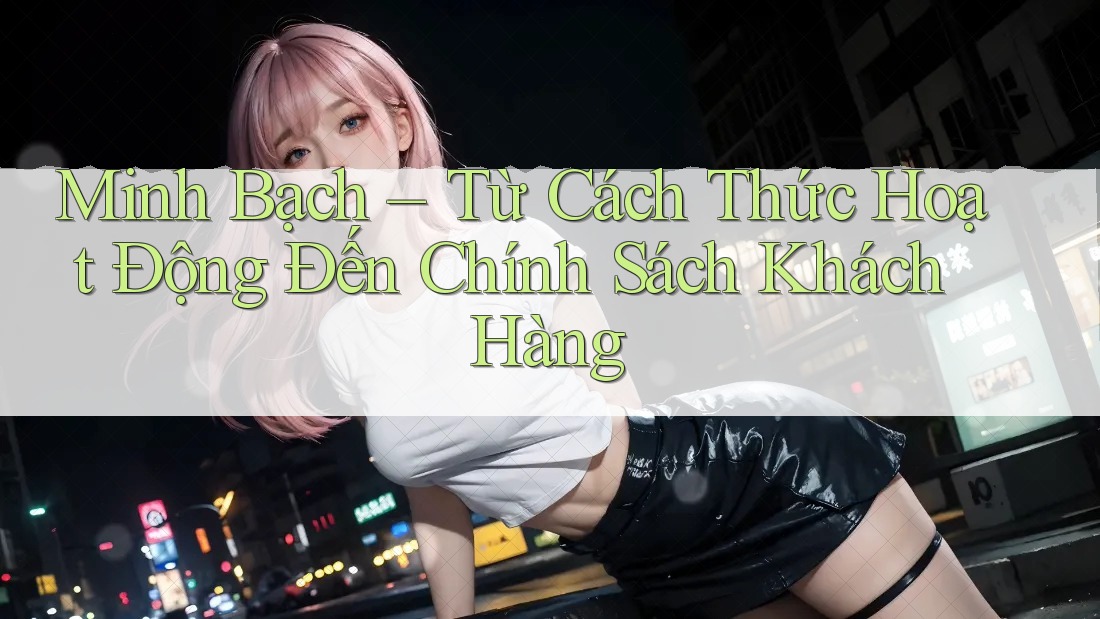 Minh Bạch – Từ Cách Thức Hoạt Động Đến Chính Sách Khách Hàng