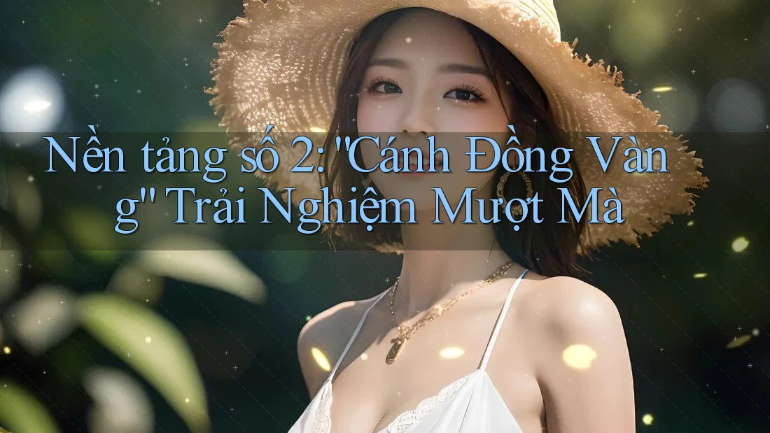 Nền tảng số 2: “Cánh Đồng Vàng” Trải Nghiệm Mượt Mà