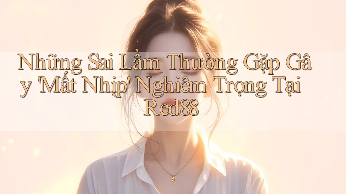 Những Sai Lầm Thường Gặp Gây 'Mất Nhịp' Nghiêm Trọng Tại Red88