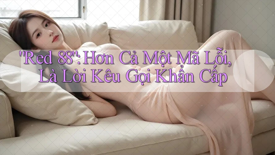“Red 88”: Hơn Cả Một Mã Lỗi, Là Lời Kêu Gọi Khẩn Cấp