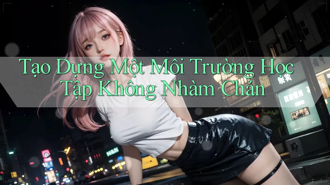 Tạo Dựng Một Môi Trường Học Tập Không Nhàm Chán