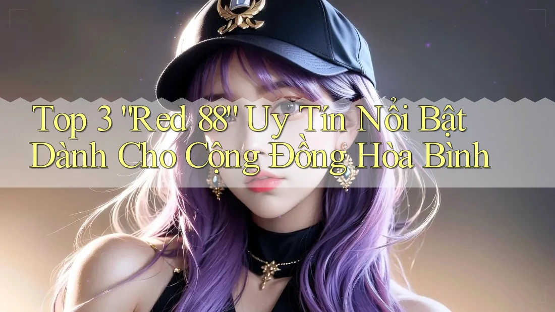 Top 3 “Red 88” Uy Tín Nổi Bật Dành Cho Cộng Đồng Hòa Bình
